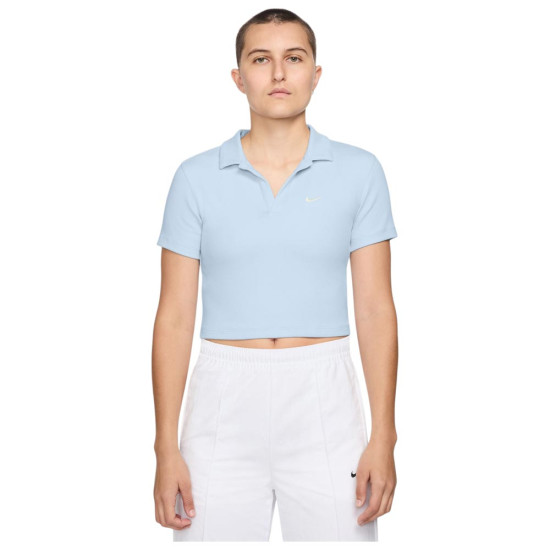 Nike Γυναικεία κοντομάνικη μπλούζα Sportswear Essential Cropped Polo Shirt Nike Γυναικεία κοντομάνικη μπλούζα Sportswear Essential Cropped Polo Shirt